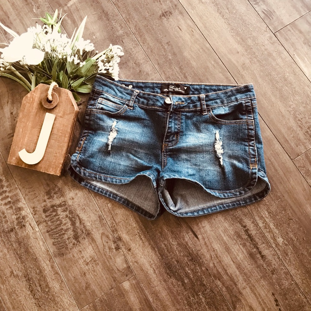 Roma Premium Collection Size 7 Blue Jean Shorts